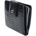 Mancini Croco2 Women’s Medium Clutch Wallet with Enhanced RFID Protection Mancini