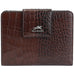 Mancini Croco2 Women’s Medium Clutch Wallet with Enhanced RFID Protection Mancini