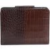 Mancini Croco2 Women’s Medium Clutch Wallet with Enhanced RFID Protection Mancini