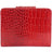 Mancini Croco2 Women’s Medium Clutch Wallet with Enhanced RFID Protection Mancini