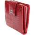 Mancini Croco2 Women’s Medium Clutch Wallet with Enhanced RFID Protection Mancini