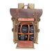 DSLR Camera Backpack Waxed Canvas Camera Backpack Waterproof Backpack RockCow Leather Studio