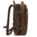 Full Grain Leather Travel Backpack Mens Large Leather Backpack Laptop Backpack Convertible Handbag RockCow Leather Studio