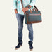 Air Boss Canvas Classy Leather Bags