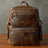New Arrival Vintage Backpack Crazy Horse Leather Men Travel Backpack Casual Backpack ESS3983 RockCow Leather Studio