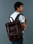 Hawk Roll-Top Rucksack Classy Leather Bags