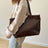 Leather Tote Bag for Women, Extra Large Leather Tote Bags for Work, Women's Full Grain Leather Tote RockCow Leather Studio