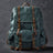 Waxed Canvas With Leather Backpack Vintage Large Capacity Backpack Travel Backpack RockCow Leather Studio