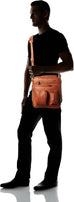 Claire Chase Jumbo Leather Man Bag