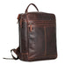 Jack Georges Voyager Overnighter Leather Travel Backpack