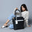 Midnight Elegance Noir Shopper Tote Classy Leather Bags