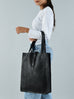 Ebony Elegance Leather Tote Classy Leather Bags