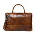 Modernist Leather Laptop Bag- Brown Classy Leather Bags
