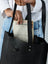 Ebony Elegance Leather Tote Classy Leather Bags