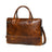 Modernist Leather Laptop Bag- Brown Classy Leather Bags
