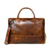 Modernist Leather Laptop Bag- Brown Classy Leather Bags
