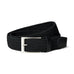 Braided Black Canvas Belt Classy Leather Bags