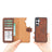 Magic Samsung Galaxy S24 Leather Detachable Wallet Case Mizuri Leather