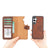 Magic Samsung Galaxy S25 Plus Detachable Leather Wallet Case - LuggageDesigners