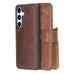 Magic Samsung Galaxy S25 Detachable Leather Wallet Case Mizuri Leather