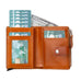 Leather Zip Mechanical Card Holder Mizuri Leather