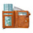Leather Zip Mechanical Card Holder Mizuri Leather