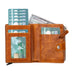 Leather Zip Mechanical Card Holder Mizuri Leather