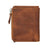 Leather Zip Mechanical Card Holder Mizuri Leather