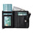 Leather Zip Mechanical Card Holder Mizuri Leather