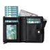 Leather Zip Mechanical Card Holder Mizuri Leather