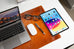 Leather Desk Mat (37 cm X 80 cm) Mizuri Leather