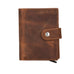 Palertag Zip Mechanical Leather Card Holder with AirTag Slot Mizuri Leather
