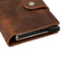 Palertag Zip Mechanical Leather Card Holder with AirTag Slot Mizuri Leather