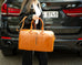 Dolly Leather Weekend Duffle Bag Mizuri Leather