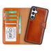 Magic Samsung Galaxy S24 Plus Leather Detachable Wallet Case - LuggageDesigners
