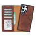 Magic Samsung Galaxy S24 Leather Detachable Wallet Case Mizuri Leather