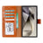 Magic Samsung Galaxy S24 Leather Detachable Wallet Case Mizuri Leather