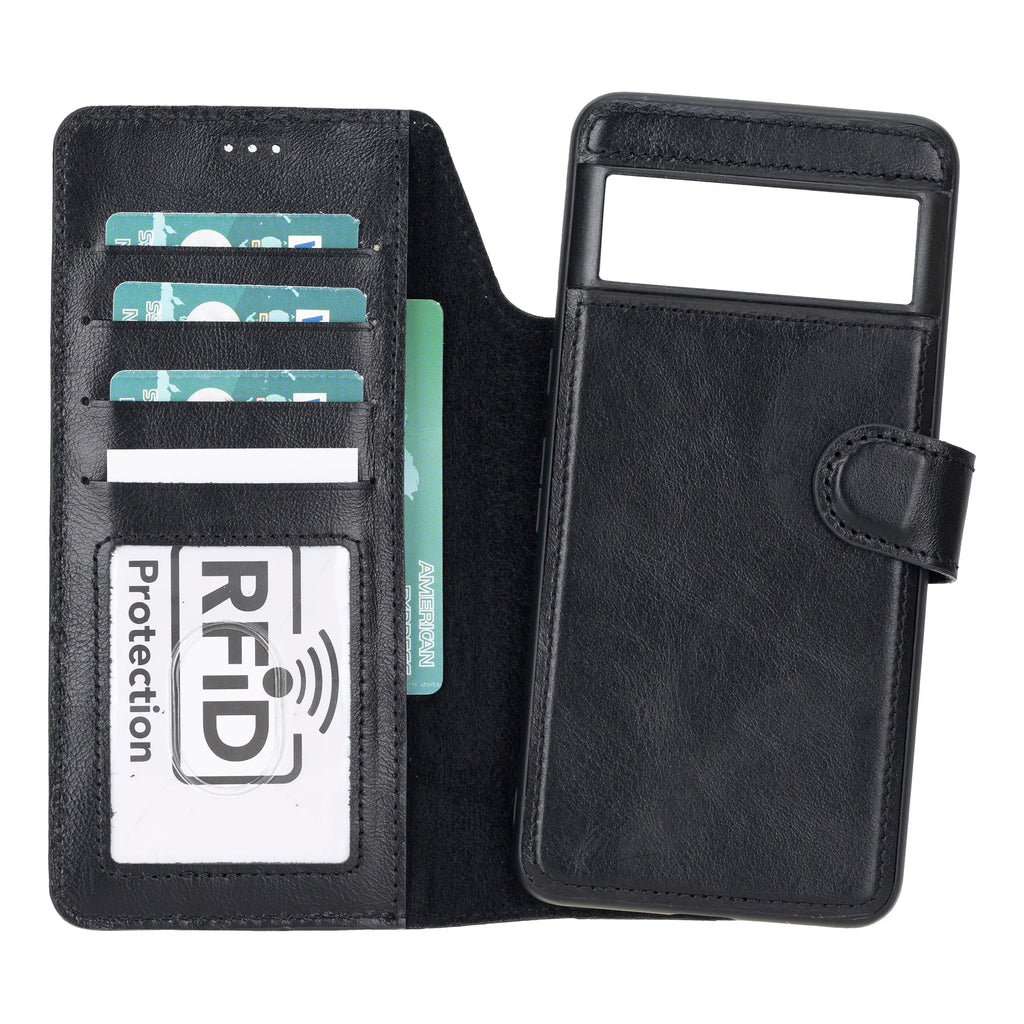 Magic Google Pixel 10 / 10 Pro Detachable Leather Wallet Case - LuggageDesigners