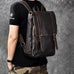 Full Grain Leather Men's Backpack, Distressed Leather Travel Backpack, Laptop Backpack RockCow Leather Studio