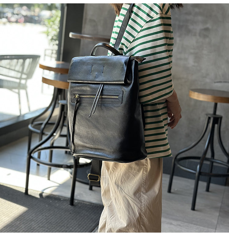 Handmade Leather Backpack for Women, Ladies Genuine Leather Backpack, Best Leather Women's Backpack for School RockCow Leather Studio