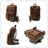 Crazy Horse Leather Backpack Durable Travel Backpack School Backpack RockCow Leather Studio