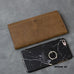Crazy Horse Leather Men Long Wallet Bifold Wallet Card Holder Long Clutch ESS1182 RockCow Leather Studio
