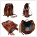 Flash Sale Full Grain Leather Travel Backpack Handmade Leather Backpack RockCow Leather Studio