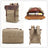 DSLR Camera Backpack Waxed Canvas Camera Backpack Waterproof Backpack RockCow Leather Studio