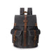 Men's Oil Wax Canvas Vintage Travel Backpack Social Buzz eSIMs