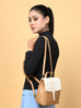 Claire Women's Backpack - Beige Classy Leather Bags