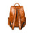 Vortex Leather Backpack: Tan Brown Classy Leather Bags