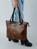 Portland Leather Tote with Zipper Classy Leather Bags