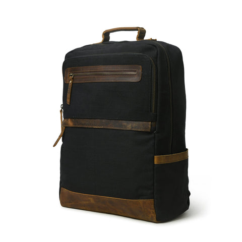 The Foster Canvas Backpack Classy Leather Bags