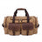 ROCKCOW Weekender Overnight Bag Canvas Genuine Leather Travel Duffel Tote AF14 RockCow Leather Studio